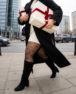 ZWARTE PANTY MET STERRen - plus size