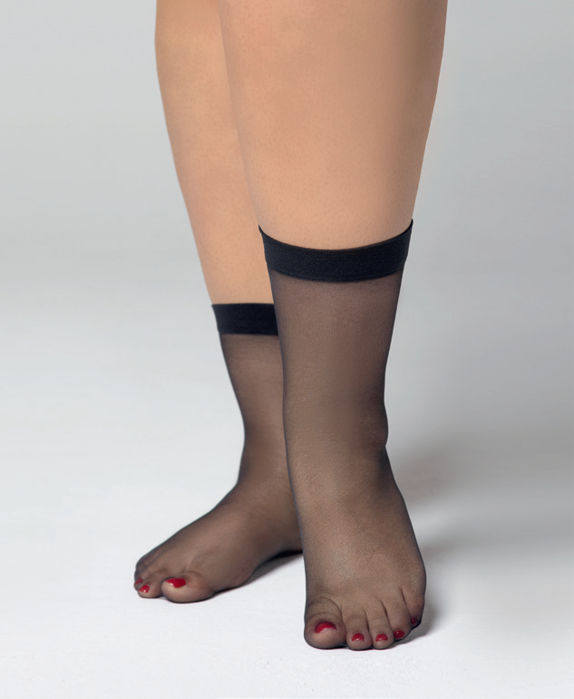 queen-size-sokjes-15-den -nylonsokken voor brede voeten en enkels